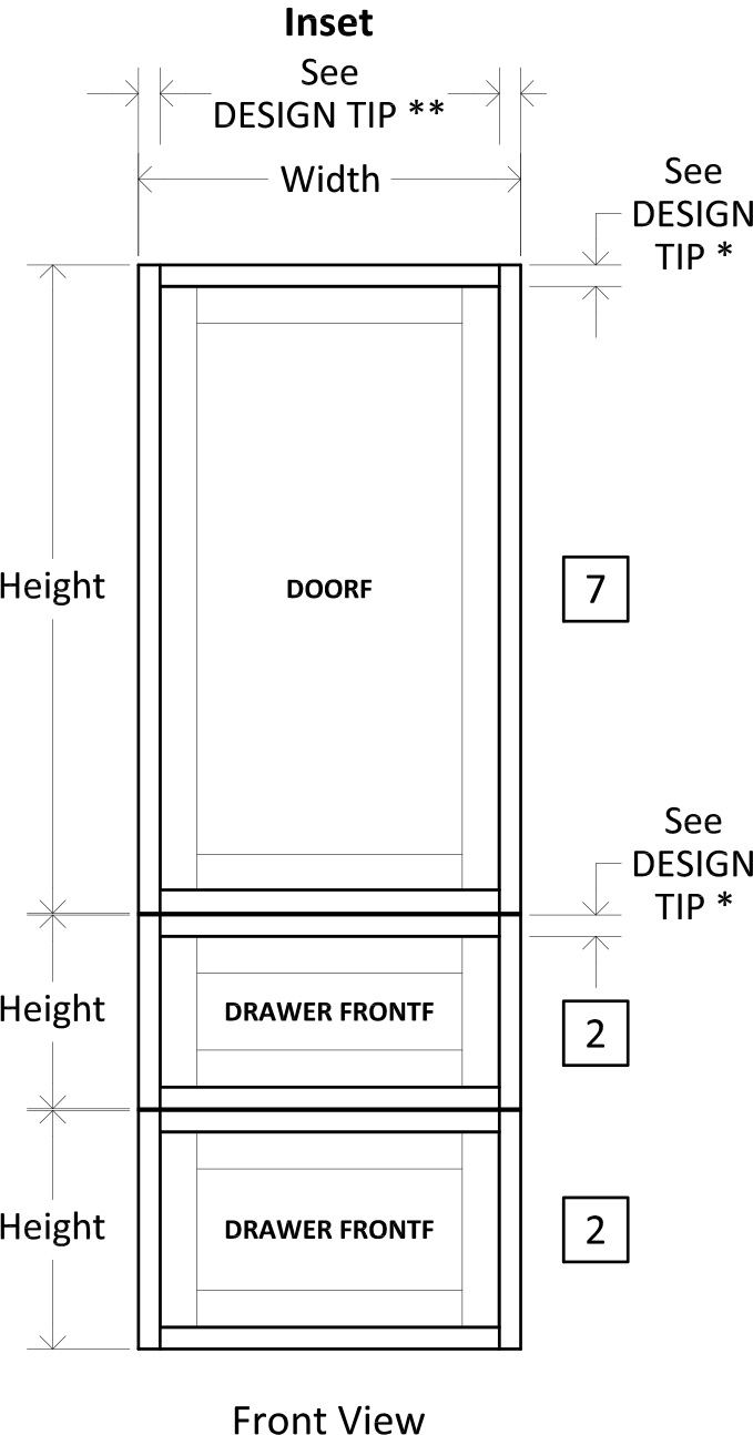 Specsheet App Panel Refrigeration Door Drawer Tall 2
