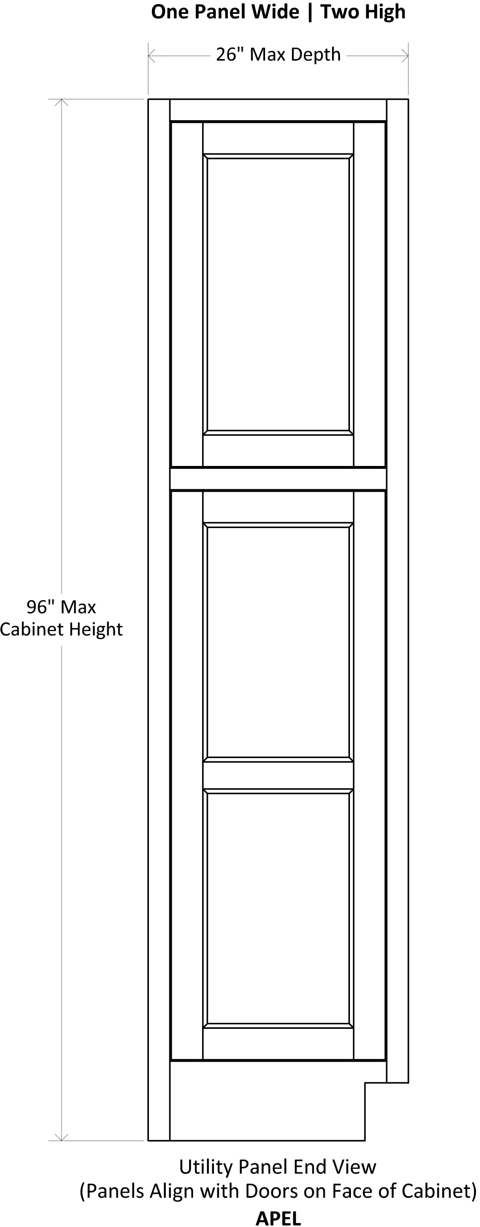 Specsheet Applied Panel End Framed Utility Inset 1