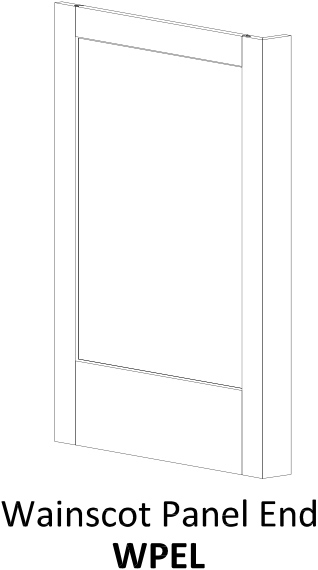 Specsheet Base End Panel L Shape 2