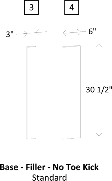 Specsheet Filler Base No Toe Kick