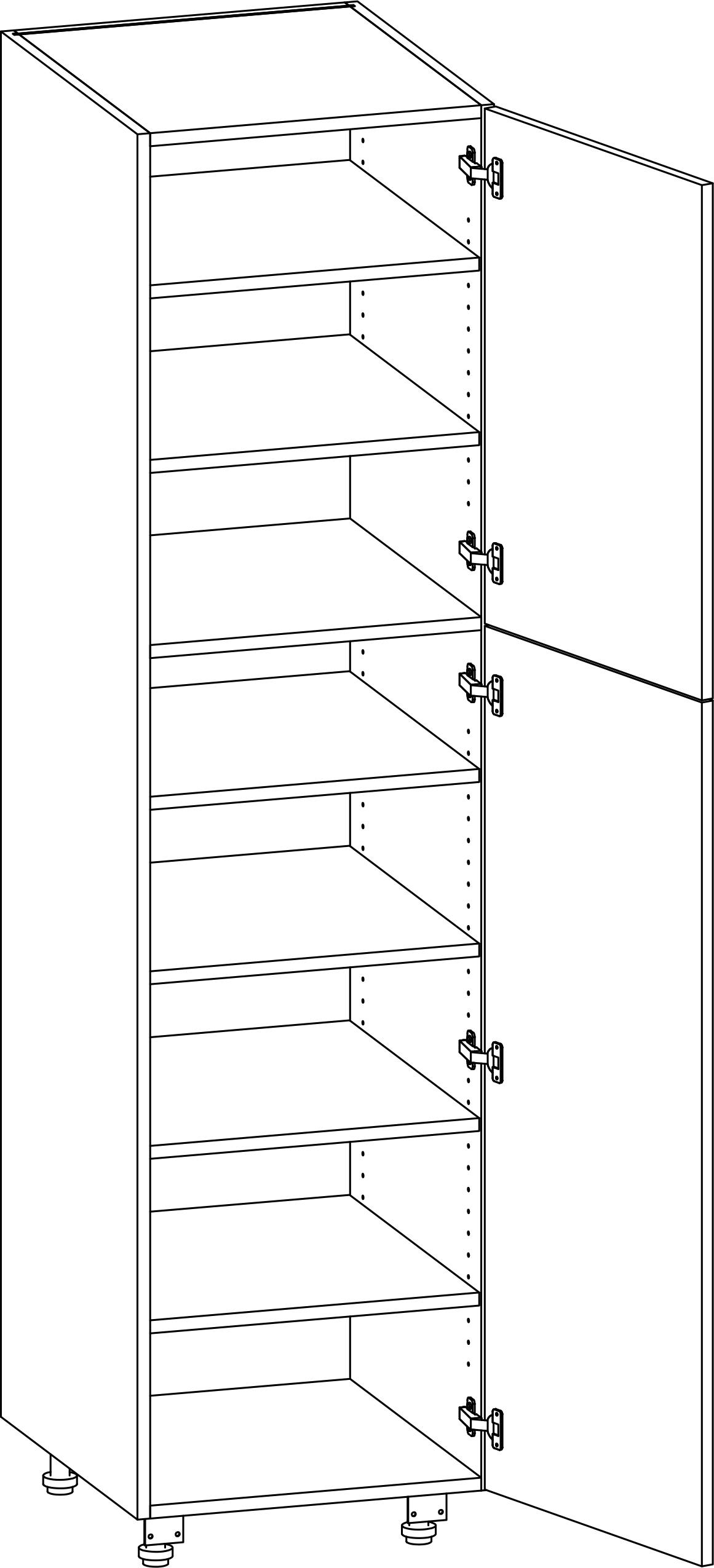 Specsheet Frameless Utility Cabinet Construction 1