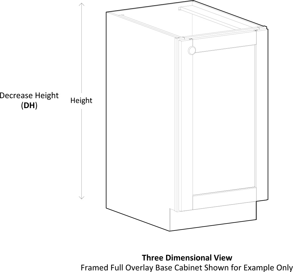 Specsheet Mod Dimensional Decrease Height