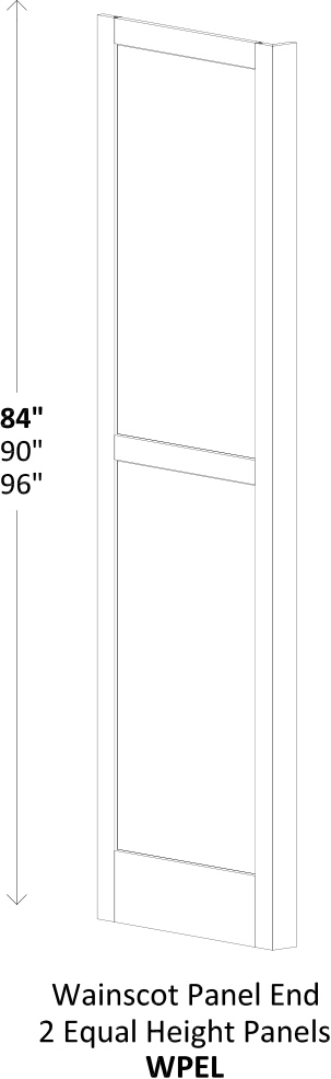 Specsheet Utility End Panel L Shape 2